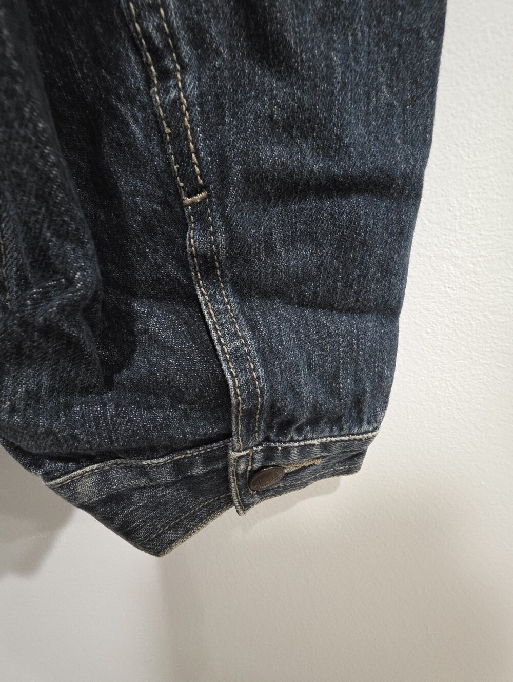 Vintage Marithé François Girbaud Dark Wash Denim Zip Jacket Men's XXXL 3XL 90s - Picture 12 of 12